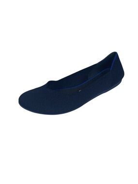 Rothy’s Rounded Toe Ballet Flats The Flat Knit Shoes Womens 10 Navy Blue Round